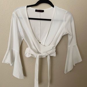 Nasty Gal Wrap Top.